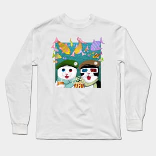 3D cat Long Sleeve T-Shirt